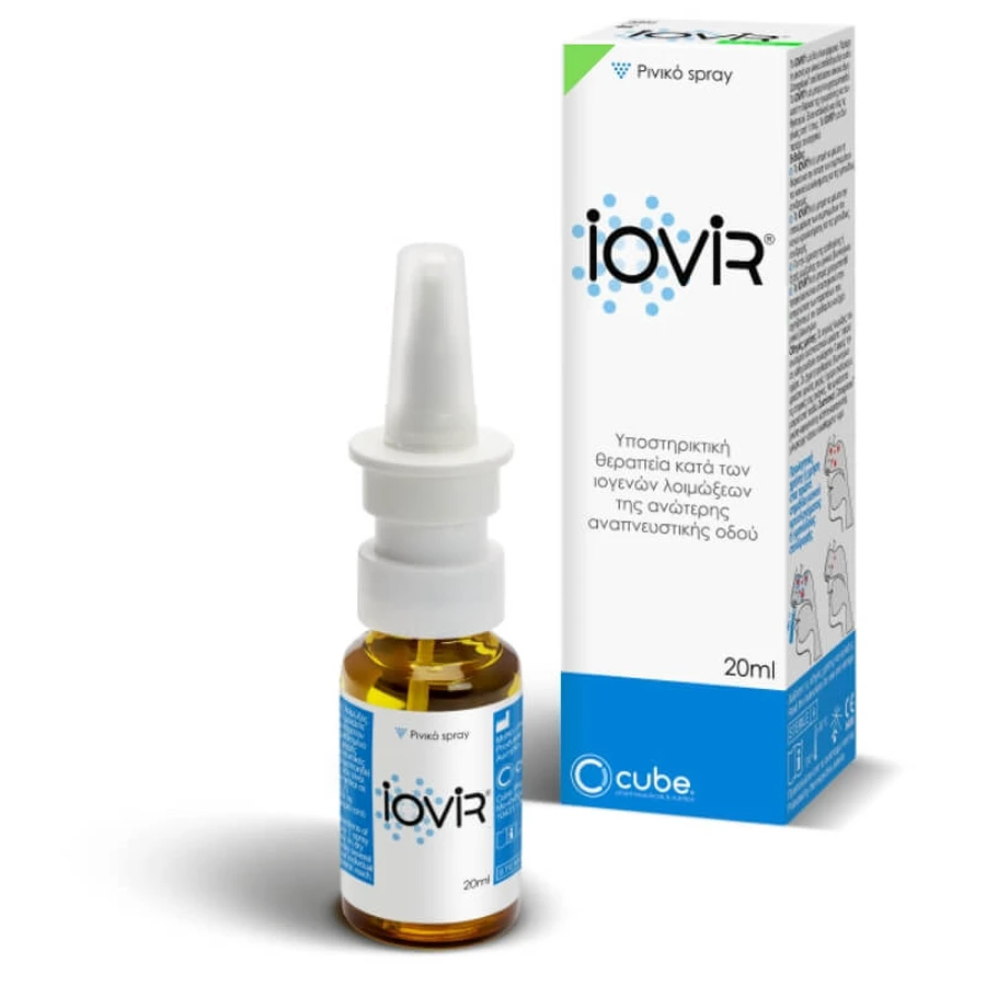 IOVIR Spray Nasal Antiviral para Congestión Nasal, 20ml