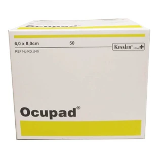 OCUPAD Coussinets pour les yeux en blanc 6x8cm 50 pièces