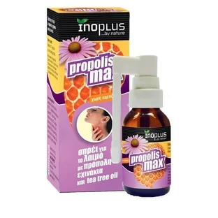 INOPLUS Propolis Max Spray de Tomillo con Propóleo y Equinácea para Garganta Irritada y Faringitis 20ml