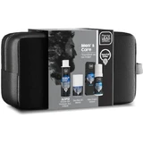 PHARMALEAD Promo Men's Care Black Face & Body Men's Shower Gel Shampoo & Shower Gel 100ml & 3 in 1 Men Face Cream 50ml & Deo Roll-on For Men 50ml