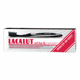 Lacalut White &amp; Repair Tandpasta Pakket, 75 ml + Lacalut Black Edition Tandenborstel