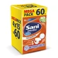 SANI Sensitive Open Diapers No2 Medium 70-100cm ( 4 Packs of 15 pieces ) 60 pieces