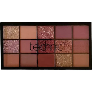 TECHNIC Eyeshadow Pressed Pigment Invite Only Paletă cu 15 nuanțe