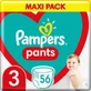 PAMPERS Baby Pants Pants No.3 6-11Kgr 56 sztuk Maxi Pack