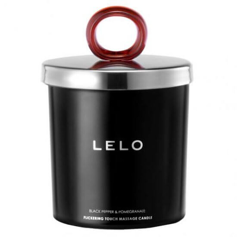 Lelo Flickering Touch Candela da Massaggio Pepe Nero e Melagrana, 150g