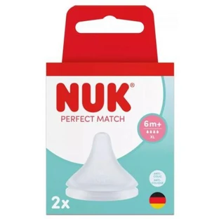 NUK Siliconen Speen Perfect Match Vanaf 6 maanden XL 2 stuks