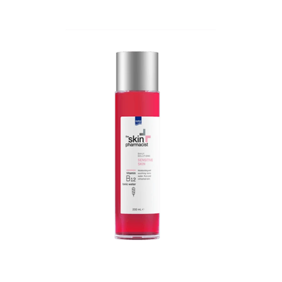THE SKIN PHARMACIST Gevoelige Huid Vitamine B12 Tonic Water Hydraterende & Kalmerende Tonic Lotion Voor Een Schone & Verjongde Huid 200ml