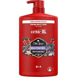 OLD SPICE Nightpanther 3in1 Dusch- und Shampoo-Gel für Männer Duschgel Shampoo für Körper, Haare und Gesicht 1000ml