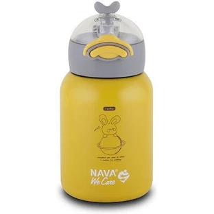Sticlă NAVA Thermos din oțel inoxidabil We Care galben 350ml (10-110-004)