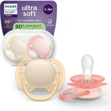 AVENT Ultra Air Chupete de silicona para 0-6 meses 2 piezas