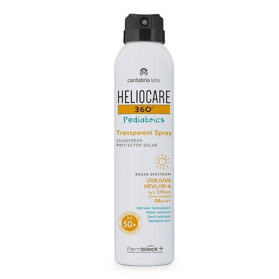 Heliocare 360 Pediatrics Transparent Spray Spf 50, 200 ml, Difa Cooper