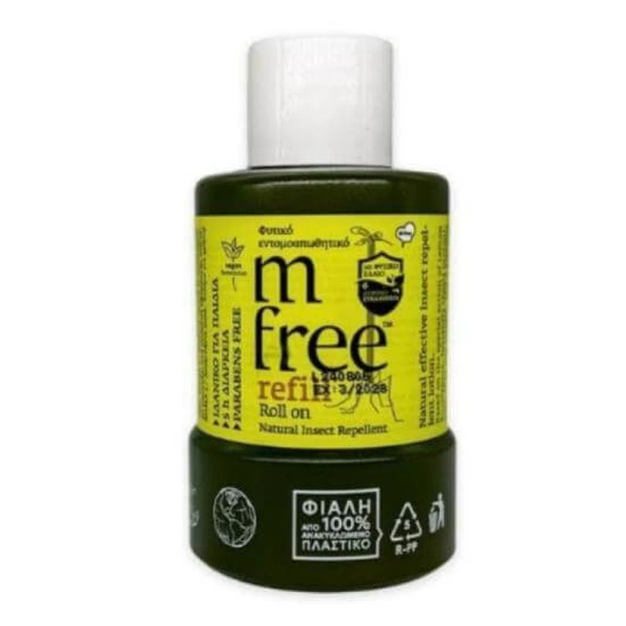 M-FREE Pflanzen-Insektenschutzmittel Roll On Nachfüllpack 75 ml
