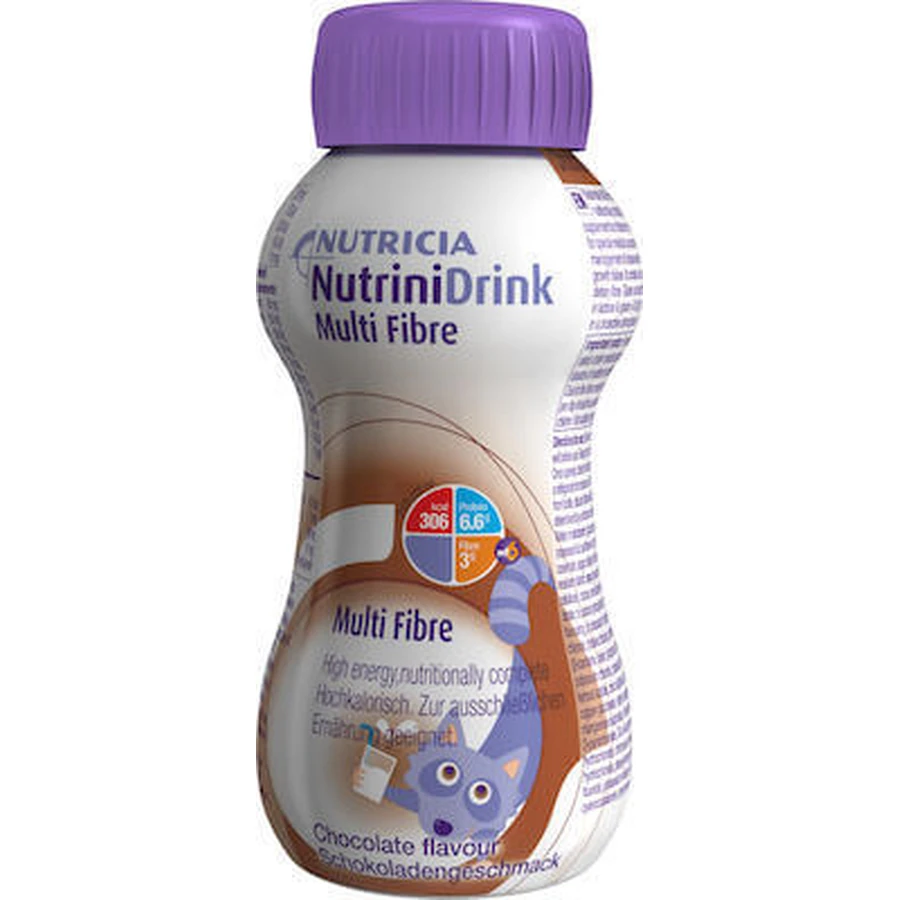 NUTRICIA Nutrini Drink Multivezel Voedingssupplement voor kinderen vanaf 1 jaar - Chocolade 200ml