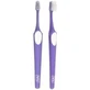 Periuța de dinți Supreme Soft Soft TEPE cu cap mic în diferite culori - violet-alb