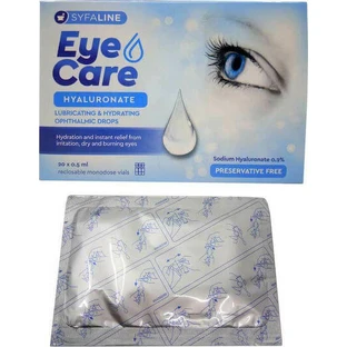 SYFALINE Eye Care Hyaluronate Drops Krople z kwasem hialuronowym do suchych oczu 20x0,5ml