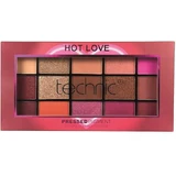 TECHNIC Oogschaduwpigment Hot Love Palette met 15 tinten
