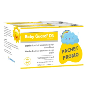 Pack Baby Guard D3, 40+40 cápsulas, Evital