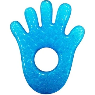 MUNCHKIN Fun Ice Chewy Teether Chewable 0m+ In hand shape 3 Colors - Blue
