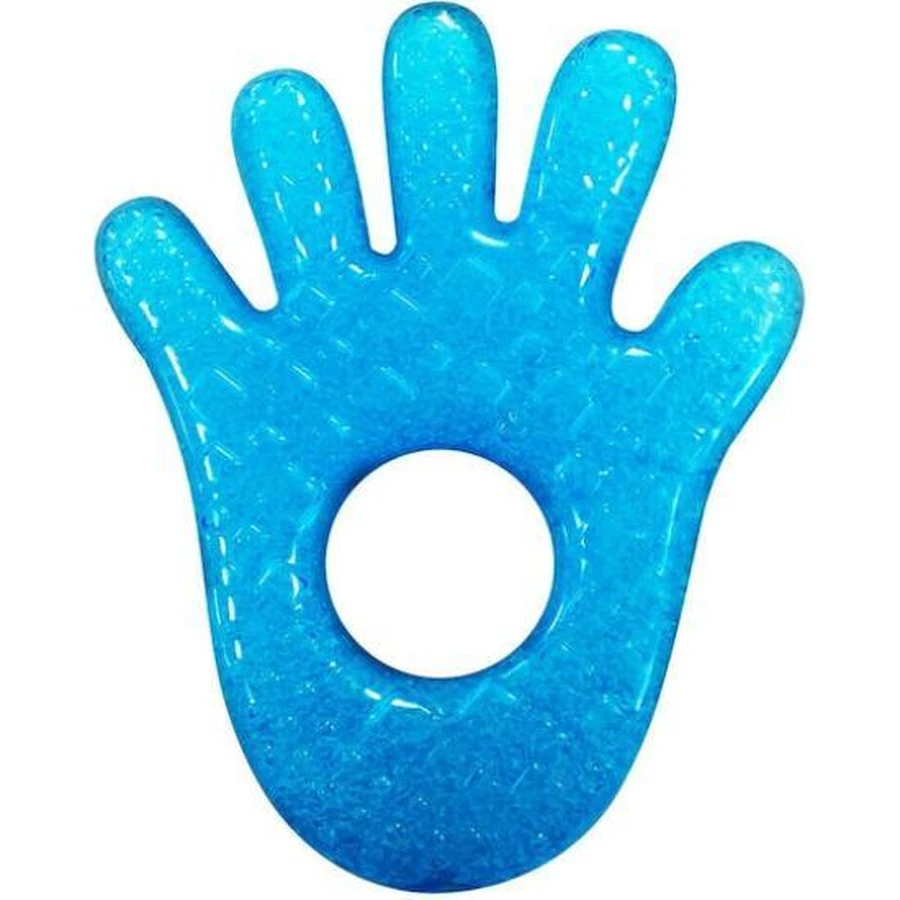 MUNCHKIN Fun Ice Chewy Teether Chewable 0m+ In hand shape 3 Colors - Blue