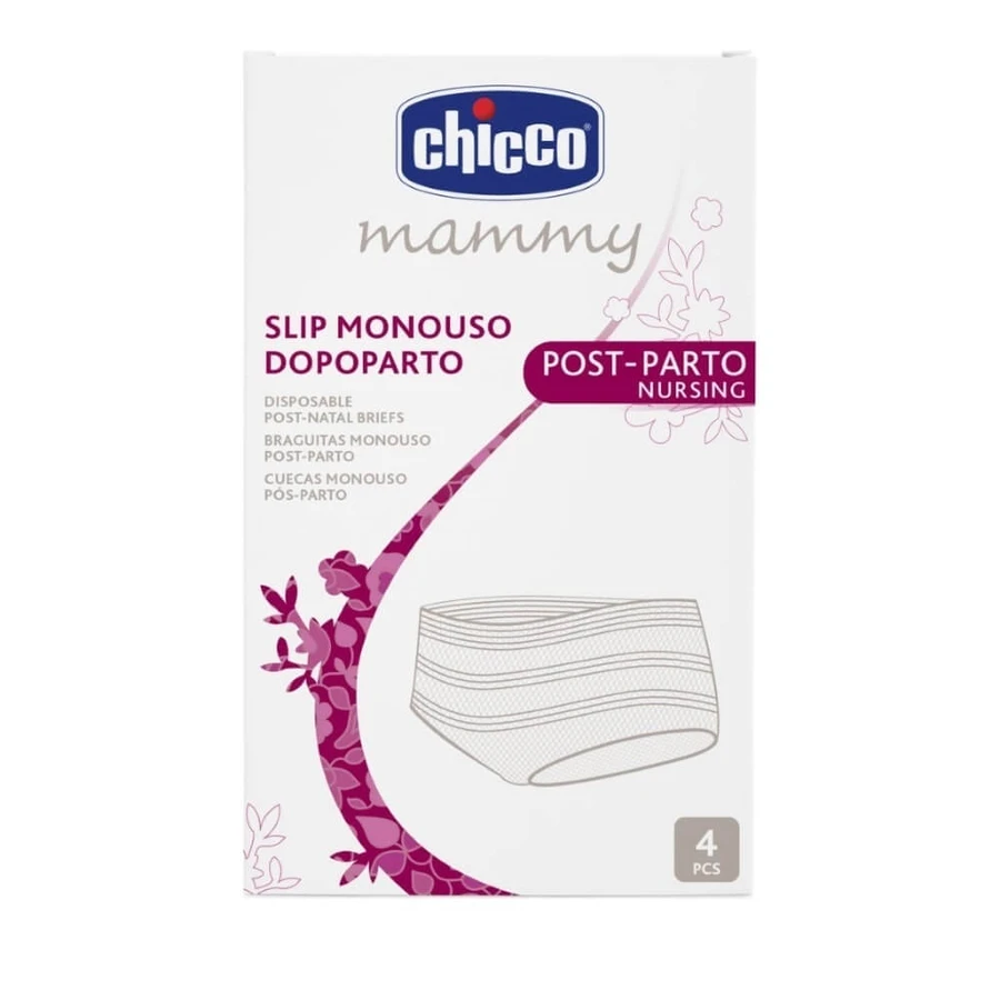 CHICCO Mammy Wegwerpbroekje elastisch net x4 Stuks
