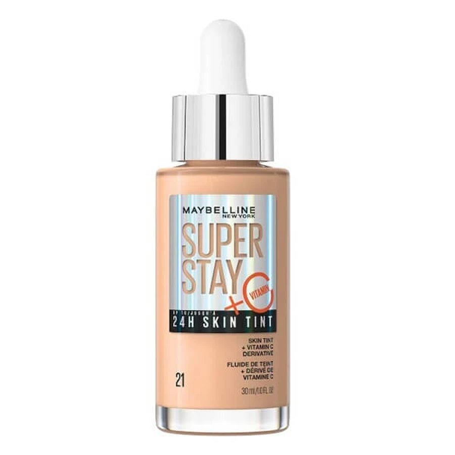 MAYBELLINE Super Stay Huidtint Vloeibare Make-up Voor Natuurlijke Dekking & Glans 21 30ml