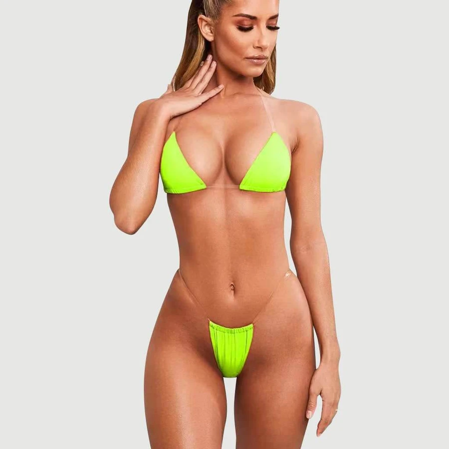 Neon 2 Piece Bibiki - Green - Small