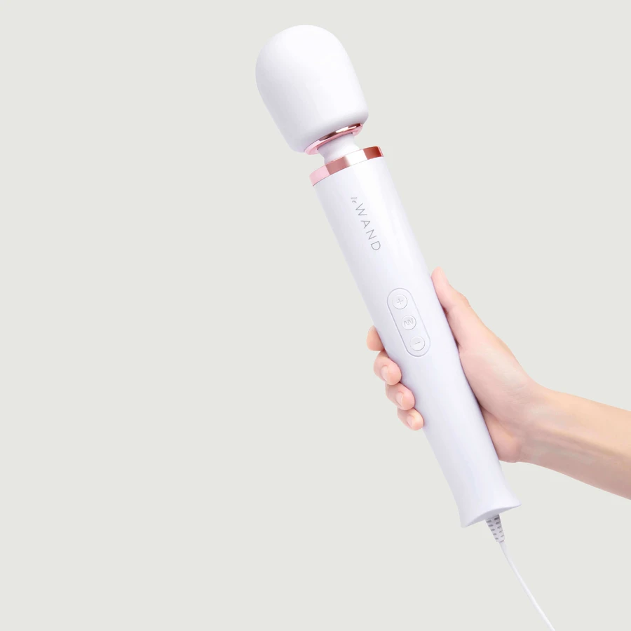 Le Wand Premium Vibrating Plugin Wall Massager - White