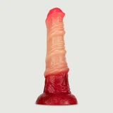 Kawal Dragon Silicone Dildo with Suction Cup 20 x 5,5 cm - Red