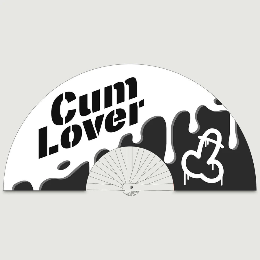Cum Lover Hand Fan