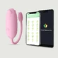 Mini Flower App Controlled Silicone Bullet Vibrator - Pink