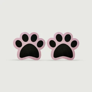 Cubrepezones desechables con forma de pata de oso