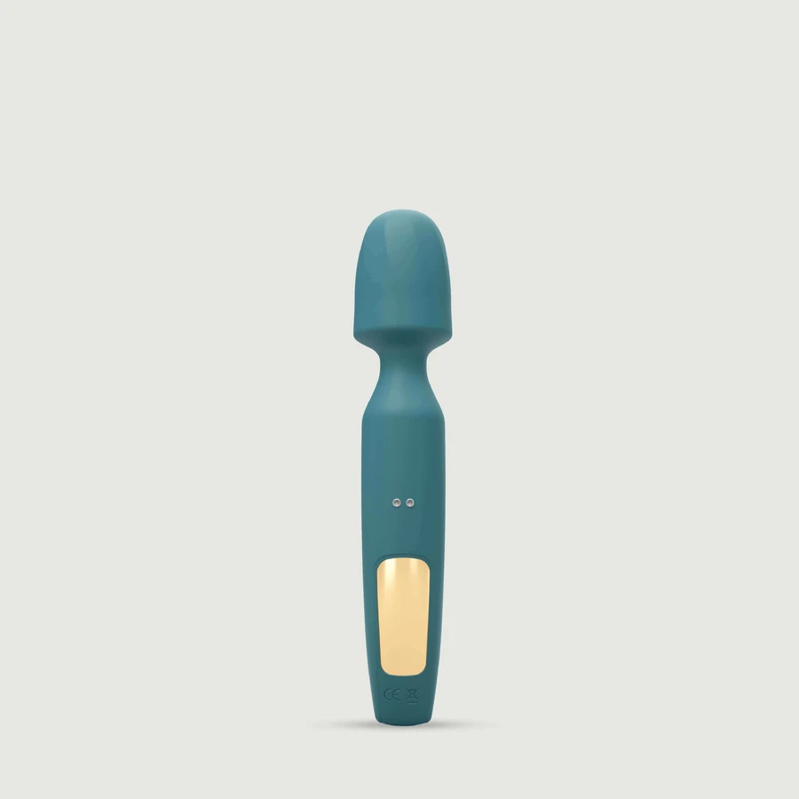 R-Evolution Premium Silikon 3 in 1 Massage Vibrationsstab - Grün