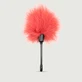 Veren kietelaar met handvat - Rood