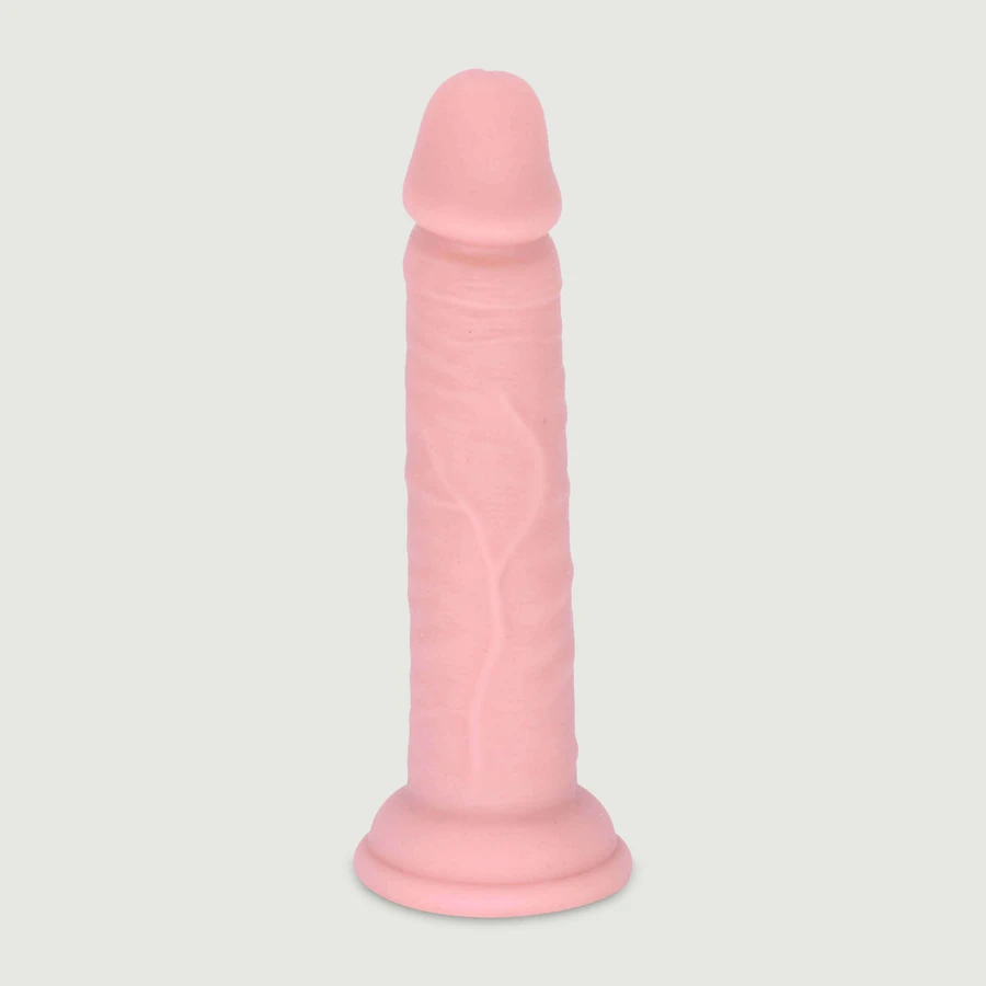 Ari 19 cm Realistischer Silikon Dildo mit Saugnapf - Fleisch
