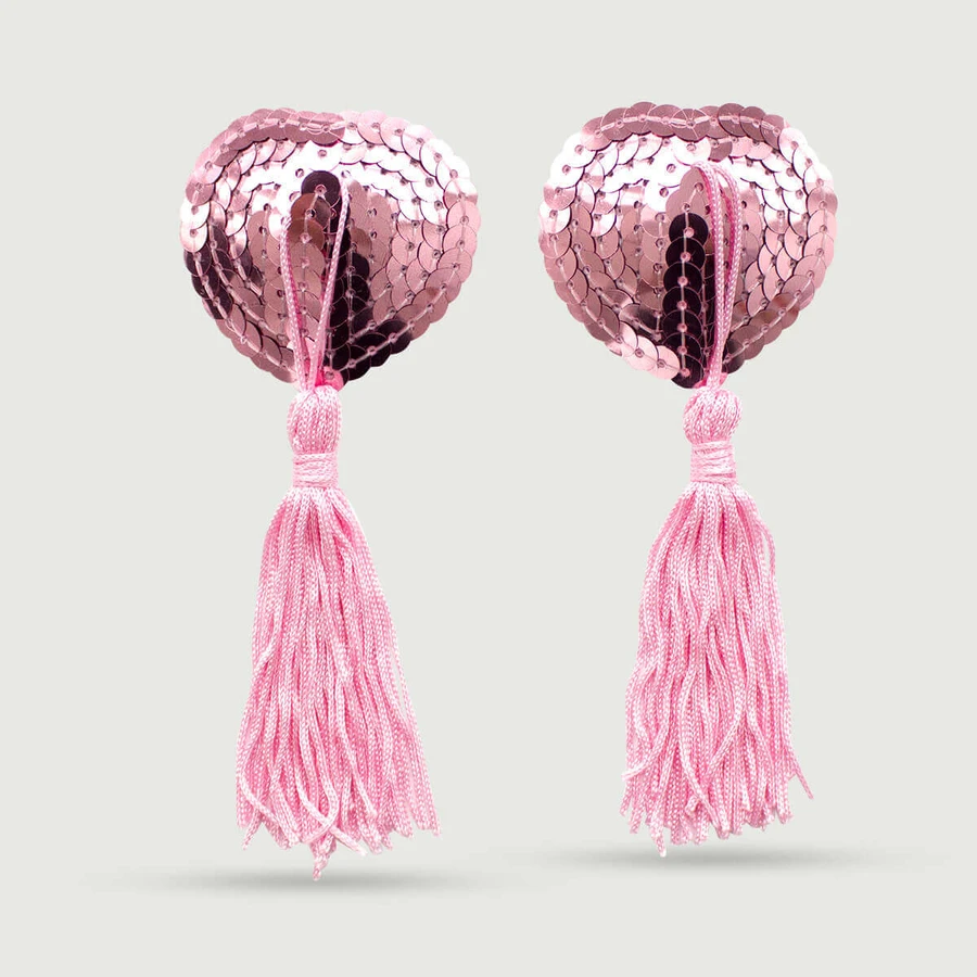 Tepelpasteitjes met lovertjes - Roze