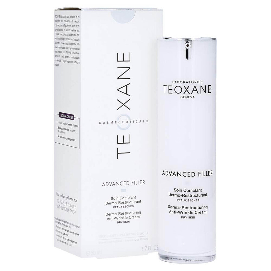 Advanced Filler anti-rimpelcrème voor droge huid, 50 ml, Teoxane