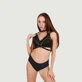 Harness Punk Bra Eco Leather - Black - One Size