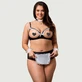 Costume da cameriera sexy a coppa aperta per taglie forti - grande/X-Large