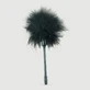 Chatouilleuse à plumes avec poignée facile - Noir