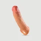 16 cm Real Deal Soft Silicone Realistic Penis Sleeve - Flesh
