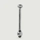 Bouchon sonore urétral en métal 8 mm - Argent