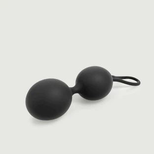 Două bile conice din silicon - Negru