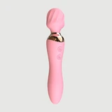Vibro-Wall Premium Siliconen Massage Wand Stimulator & Vibrator 2 in 1 - Roze