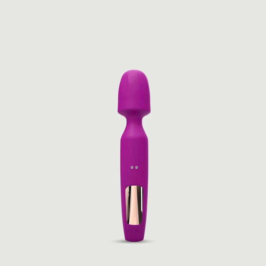 R-Evolution Premium Silicone 3 în 1 Massage Vibrating Wand - Purple