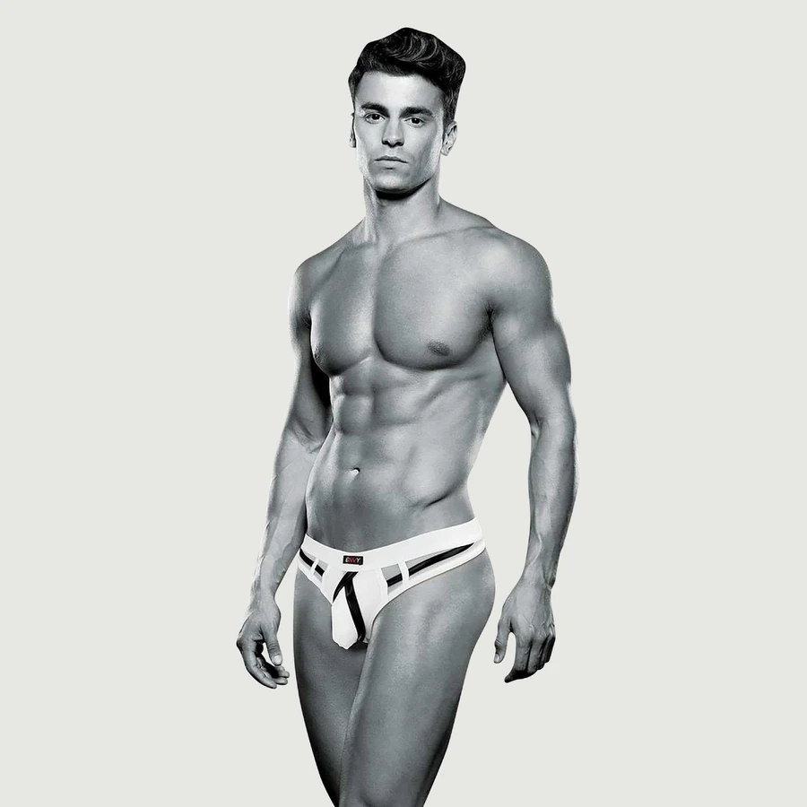 Tanga Envy Bulge - Alb - Mare/X-Large