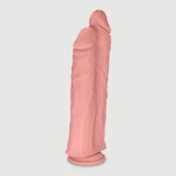 Atlas 26,5 cm Double Realistic Silicone Dildo with Suction Cup - Flesh