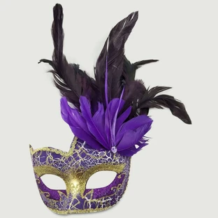 Purple Venetian Mask