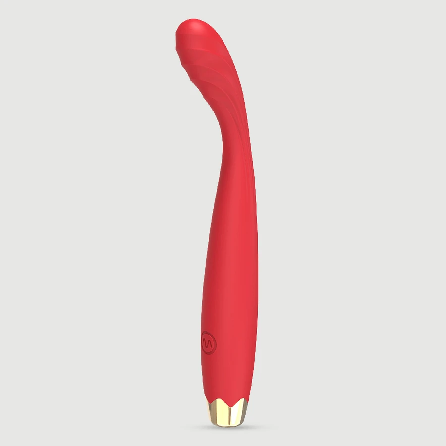 Astrid Flexibler G-Punkt Silikon Vibrator - Rot