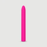 Classic Baby Slim 10-functie siliconen klassieke vibrator - Fuchsia
