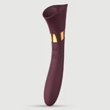 Double Pleasure Silikon Zunge & G-Punkt Vibrator - Lila